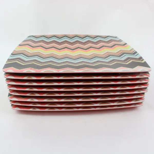 Missoni for Target Melamine Dinner Plates Set of 8 Chevron