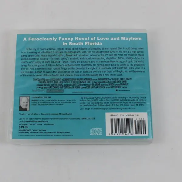 Dave Barry Big Trouble Unabridged Audiobook Compact Disc Brilliance Audio