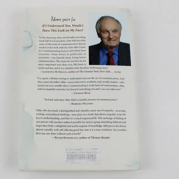 If I Understood You, Would I Have This Look on My Face? Alan Alda HC