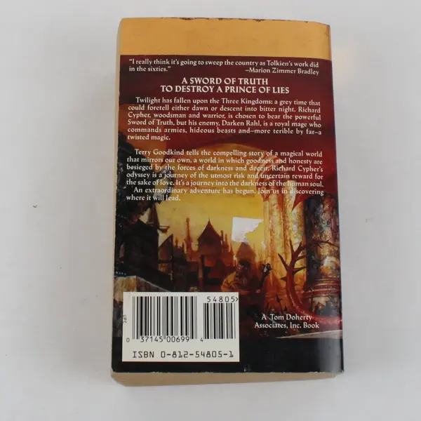 Wizard's First Rule Terry Goodkind Fantasy Paperback Novel