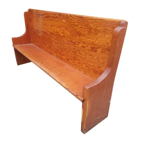 Set of 3 Vintage Children's Church Pews Benches Wood - Local Pickup Only