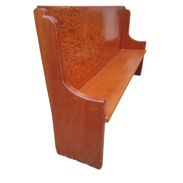 Set of 3 Vintage Children's Church Pews Benches Wood - Local Pickup Only