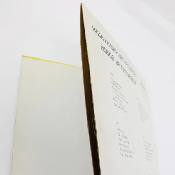 Weatherford Quartet Sings 36 Favorites Volume 2 12" Vinyl Record
