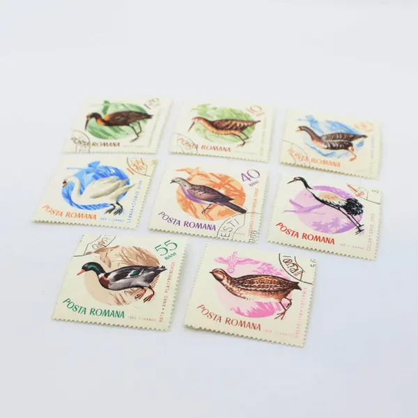 Lot Of 8 Romania 1965 Birds Stamps SC #1767-70 1773-76 Used