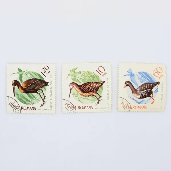 Lot Of 8 Romania 1965 Birds Stamps SC #1767-70 1773-76 Used