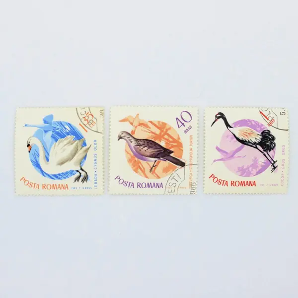 Lot Of 8 Romania 1965 Birds Stamps SC #1767-70 1773-76 Used