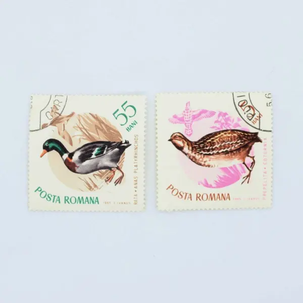 Lot Of 8 Romania 1965 Birds Stamps SC #1767-70 1773-76 Used