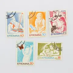 Romania 1962 Youth Set of 5 Used Stamps Scott #1511-1515