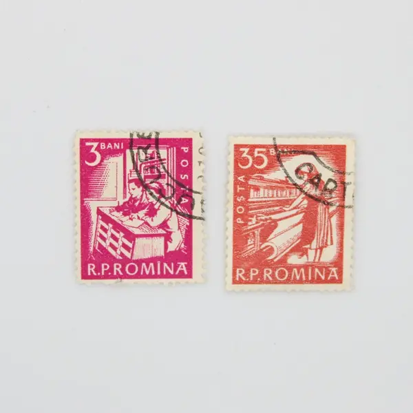 Lot of 10 Romania 1960s Development Postage Stamps Used