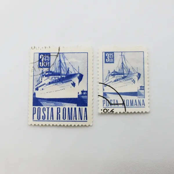 Lot of 8 Romania Transportation Stamps 1969-1971 Used