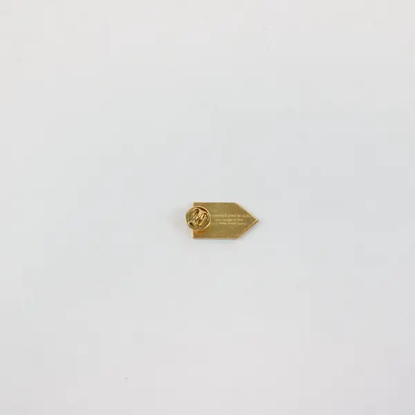 Superman Gold Tone Commemorative Pin Medal Collectible Red Gold Shield