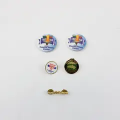Chinook Winds Casino Souvenir Pin & Button Lot of 5