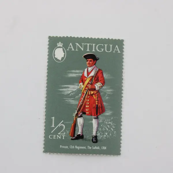 Antigua 1971 Military Uniforms 1/2c Set of 4 Postage Stamps
