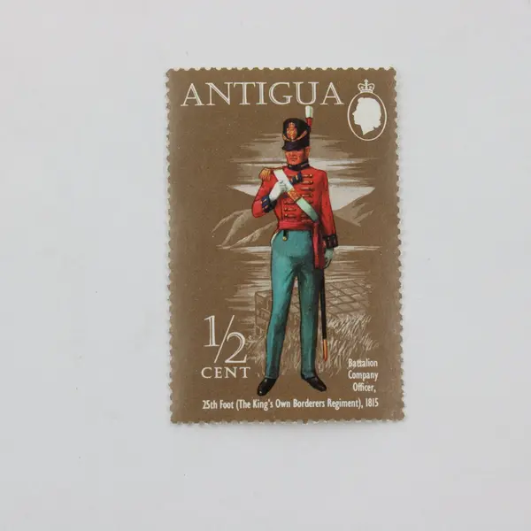Antigua 1971 Military Uniforms 1/2c Set of 4 Postage Stamps
