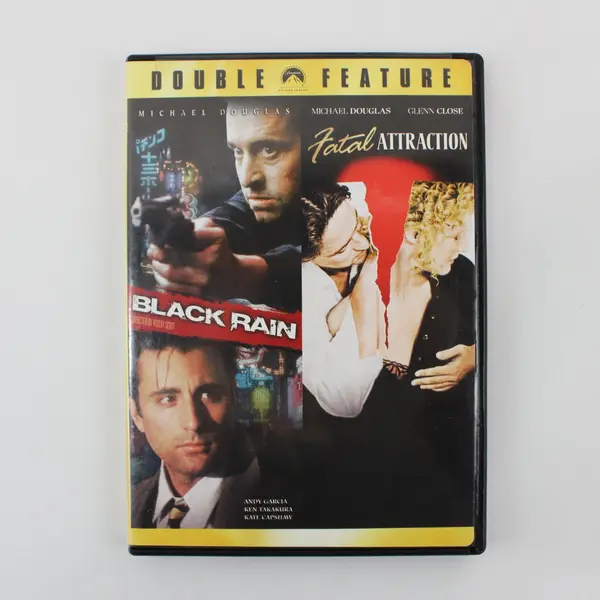 Black Rain (1989) & Fatal Attraction (1987) Double Feature DVD, Michael Douglas 