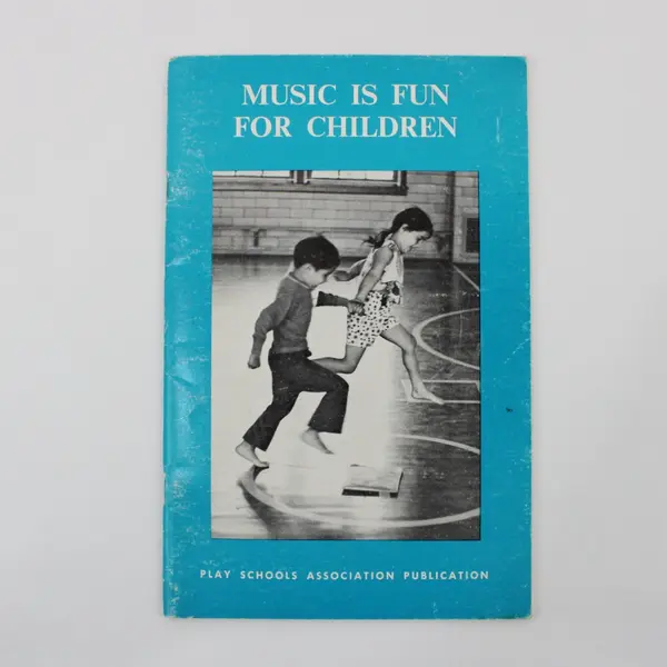 Music Is Fun for Children James Reed Play Schools Association Pub VTG 1971 PB 
