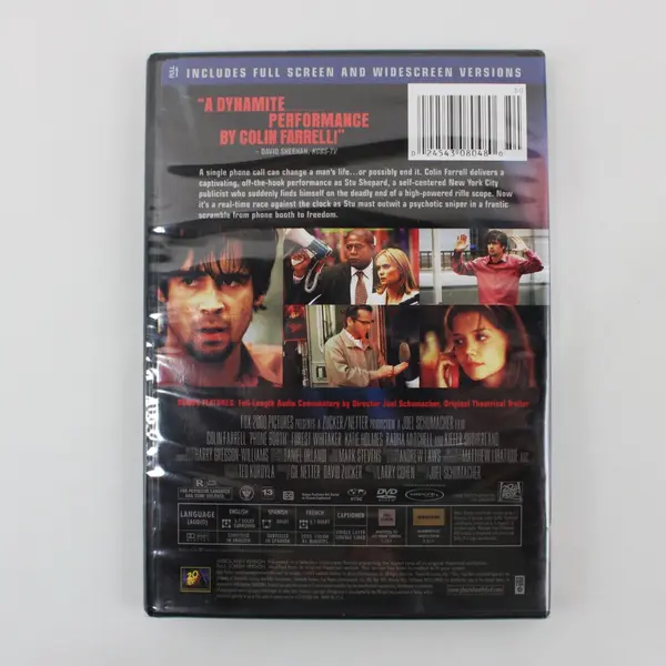 Phone Booth DVD 2003 New/Sealed Thriller, Bonus Features 