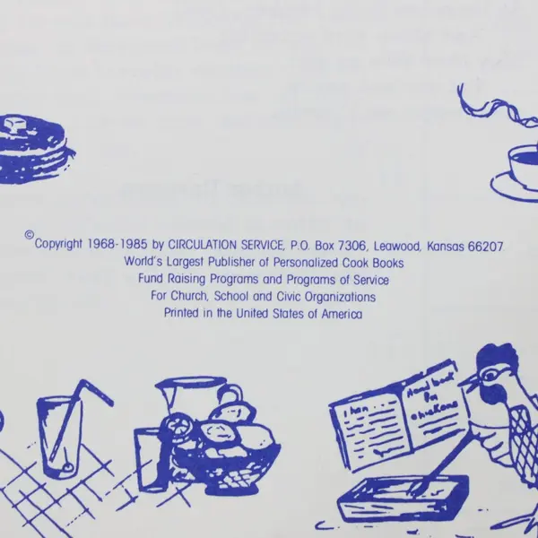 Circulation Service Cook Book Favorite Recipes Our Best Cooks 1985 Paperback