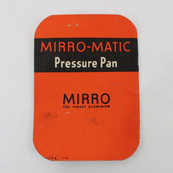 1946 Mirro-Matic Pressure Pan Cooker Recipes/ Directions/Timetable Booklet 