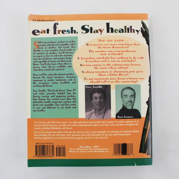 Eat Fresh, Stay Healthy by Tony Tantillo & Sam Gugino A-Z Guide