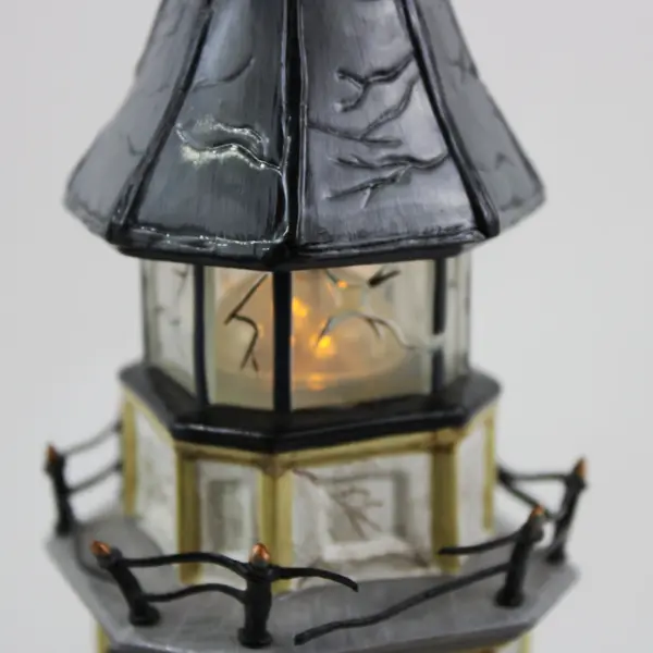 Department 56 Snow Village Halloween Shipwreck Lighthouse #55088 As-Is