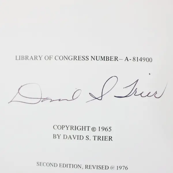 Forest Conservation David S. Trier Signed 2nd Ed Revised 1976 Holcombe House