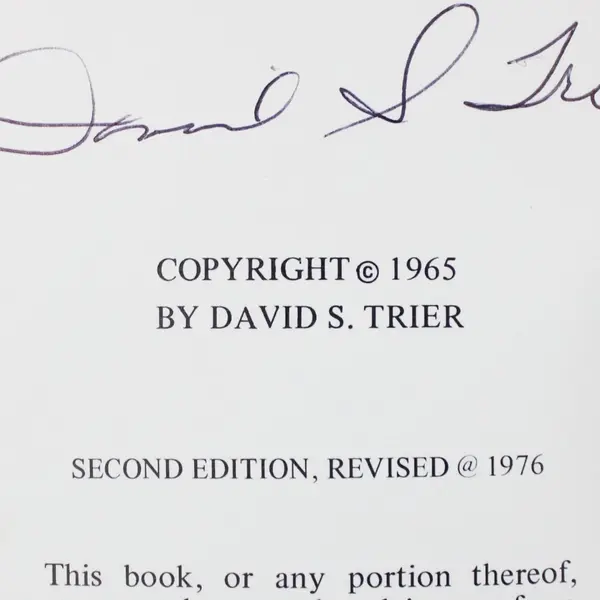 Forest Conservation David S. Trier Signed 2nd Ed Revised 1976 Holcombe House