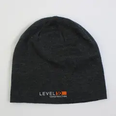 Unisex District Gray Knit Hat Made For Level 10 Construction One Size