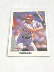 Vintage 1990 Leaf Von Hayes Baseball Card #52 Philadelphia Phillies