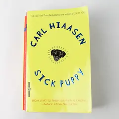 Sick Puppy by Carl Hiaasen 2001 Warner Vision Books Paperback