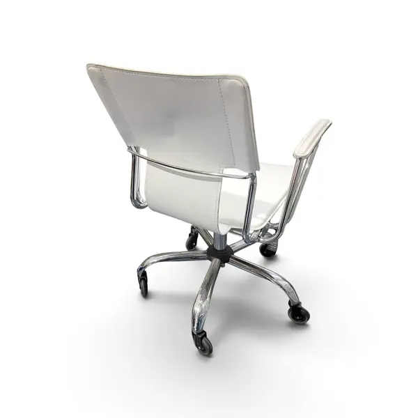 Dorado White Faux Leather Office Chair SKU 24334327 - Local Pickup Only