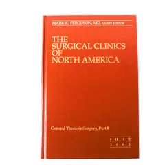 Surgical Clinics of North America June 2002: General Thoracic Surgery
