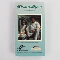 Words By Heart 1984 Film 1993 VHS Feature Films For Families - Good Condition