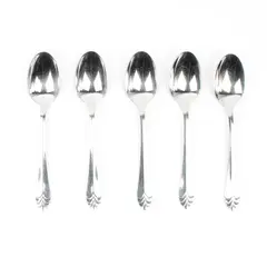 Lot of 5 Oneida Helena Stainless Steel Tablespoons