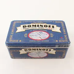 Cardinal Dominoes Double Twelve Jumbo Color Dot Tin 9512C