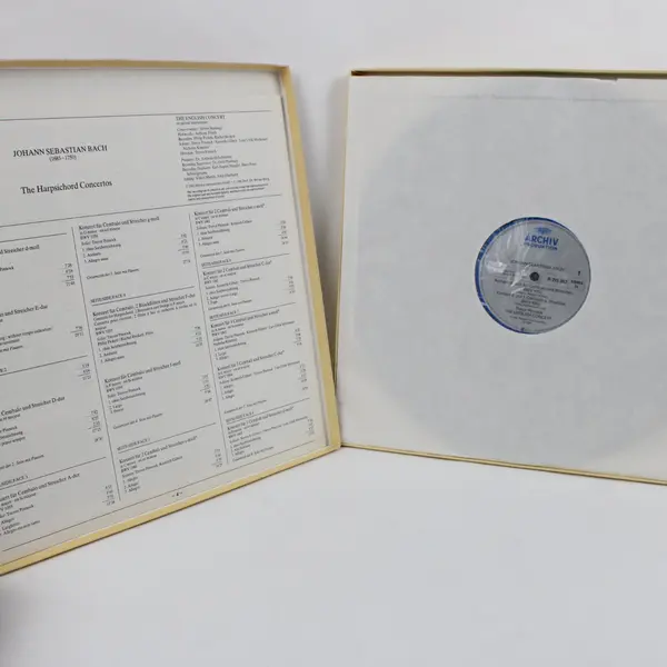 J.S. Bach 13 Harpsichord Concertos Trevor Pinnock Archiv 4 LP Box Set