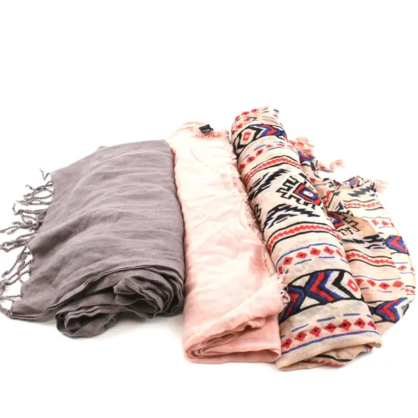 Lot of 3 Women's Sheer Lightweight Pink Mauve Southwestern Print Scarves