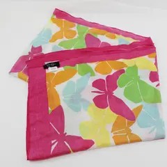 Jessica Simpson Women's Multicolor Butterfly Print Scarf 28x72
