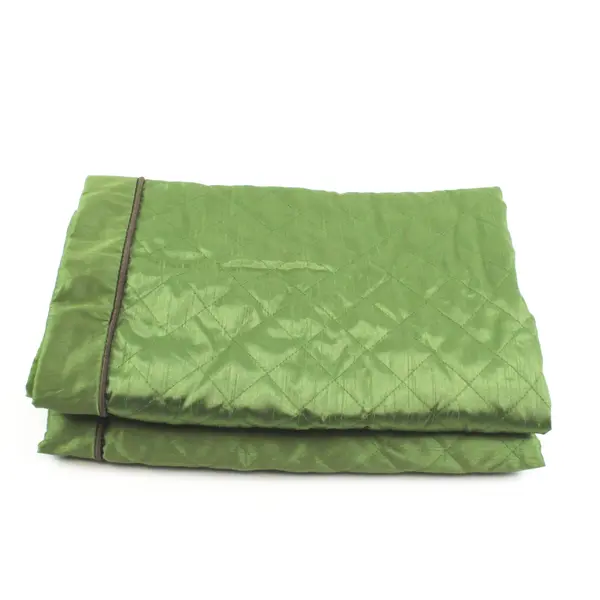 Set of 2 Olive Green Quilted Pillow Shams 26 x 26 Inch Bedding