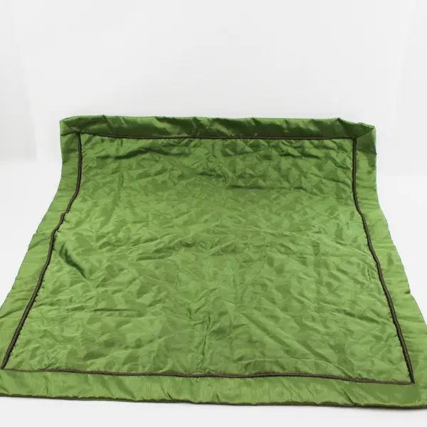 Set of 2 Olive Green Quilted Pillow Shams 26 x 26 Inch Bedding