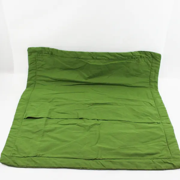 Set of 2 Olive Green Quilted Pillow Shams 26 x 26 Inch Bedding