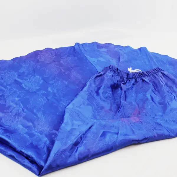 Vintage 1980s Bonnell Dress Co 2 Pc Royal Blue Set Women's Petite 6P FLAWED