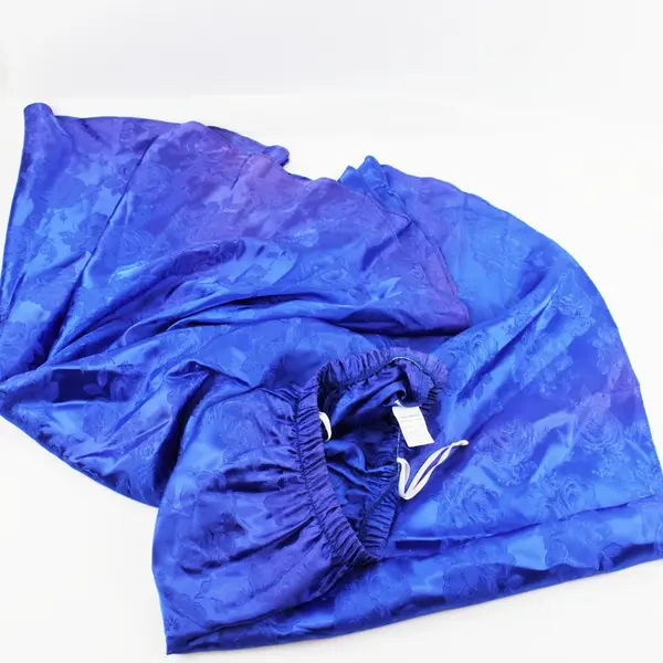 Vintage 1980s Bonnell Dress Co 2 Pc Royal Blue Set Women's Petite 6P FLAWED