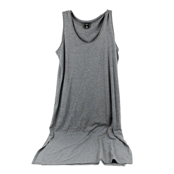 City Streets Women's Gray Cotton Blend Midi Tank Dress Medium
