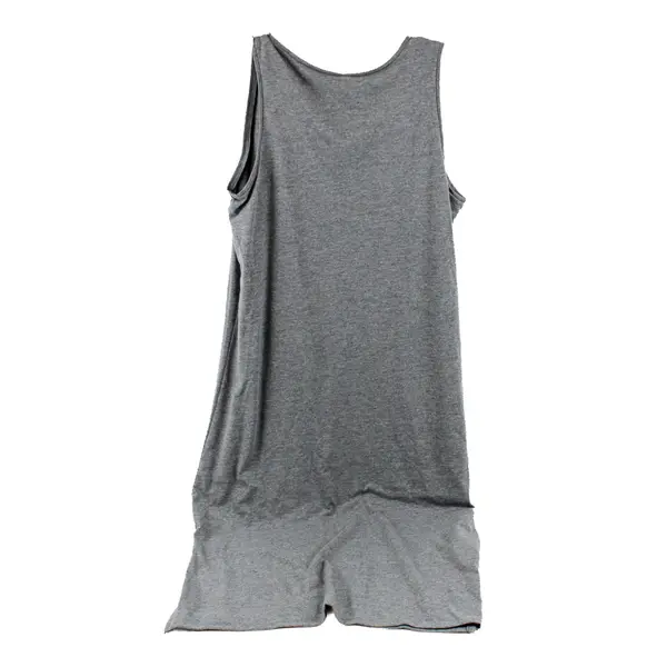 City Streets Women's Gray Cotton Blend Midi Tank Dress Medium