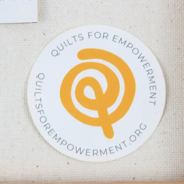 Quilts For Empowerment Hand-Embroidered Wall Art 8x8 Inch