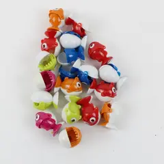 Lot of 18 Let's Go Fishin' Game Replacement Fish Pieces