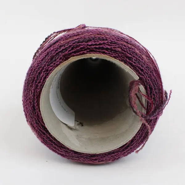 Lot of 2 Partial Wool Yarn Cones Purple Blue Knitting Crochet