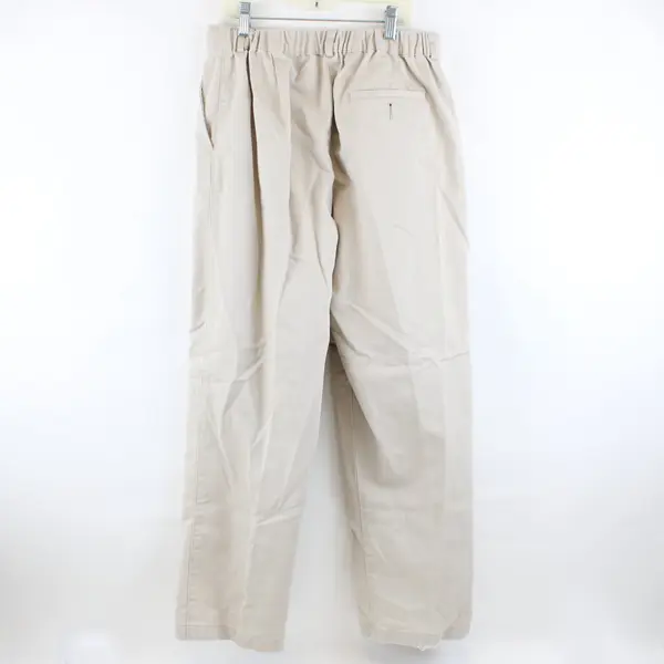 Lot of 3 L.L. Bean Women's 8P Beige Stretch-Waist Slacks Pants FLAWED