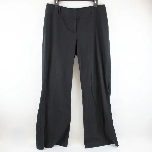 Worthington Women's Black Wide Leg Pants Size 12 Modern Fit Office Workwear